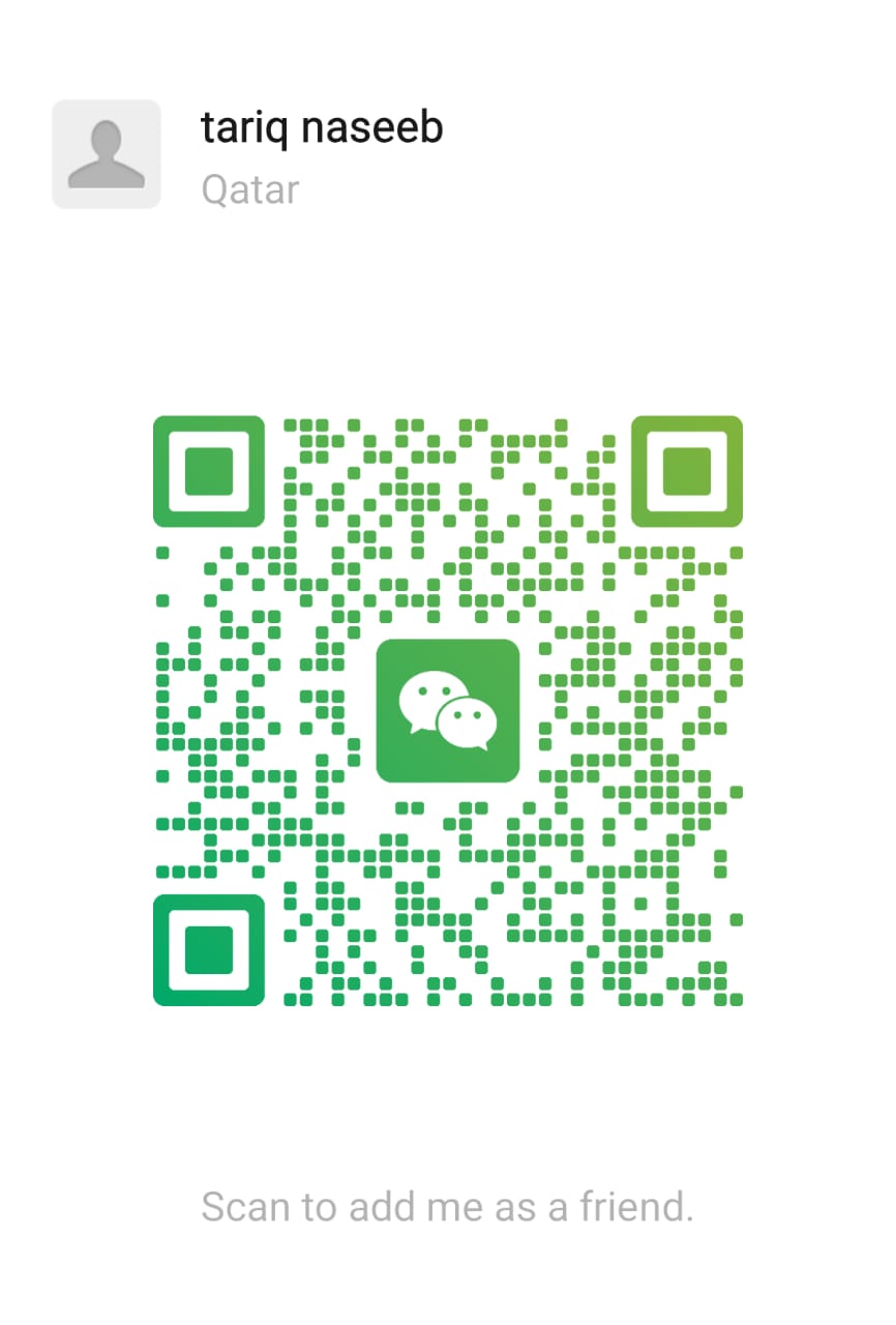 WeChat QR code for tariq naseeb in Qatar